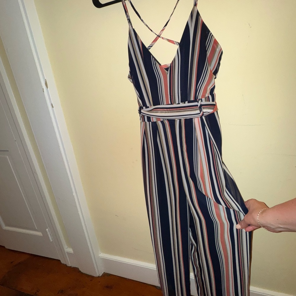 Striped Multicolor Jumpsuit